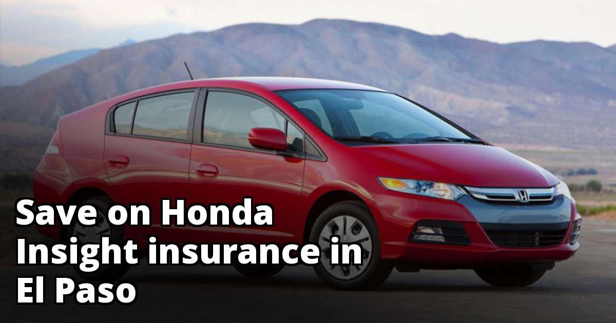 Cheapest Honda Insight Insurance in El Paso, TX