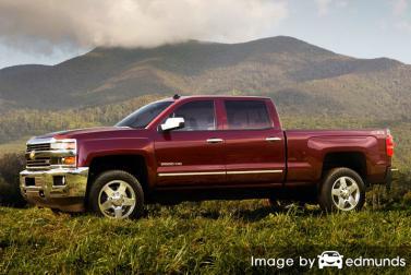 Insurance rates Chevy Silverado 2500HD in El Paso