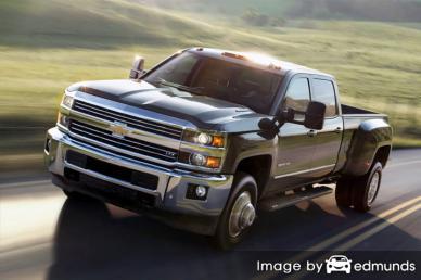 Insurance rates Chevy Silverado 3500HD in El Paso