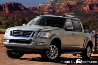 Insurance rates Ford Explorer Sport Trac in El Paso