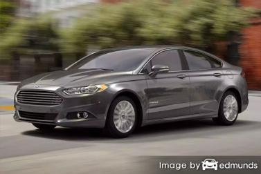 Insurance rates Ford Fusion Hybrid in El Paso