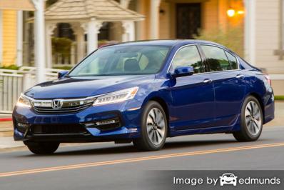 Insurance rates Honda Accord Hybrid in El Paso