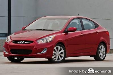 Insurance quote for Hyundai Accent in El Paso