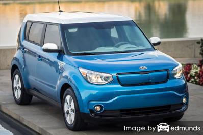 Insurance rates Kia Soul EV in El Paso