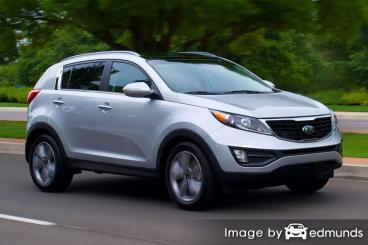 Insurance quote for Kia Sportage in El Paso