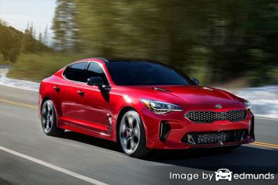 Insurance rates Kia Stinger in El Paso