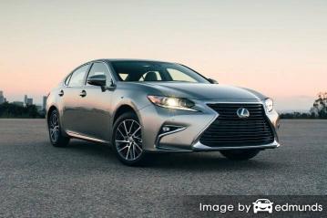 Insurance rates Lexus ES 350 in El Paso