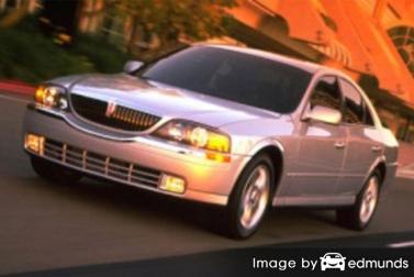 Insurance rates Lincoln LS in El Paso