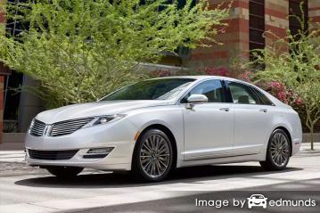 Insurance rates Lincoln MKZ in El Paso