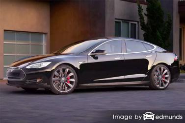 Insurance quote for Tesla Model S in El Paso