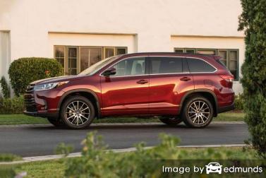 Insurance quote for Toyota Highlander in El Paso
