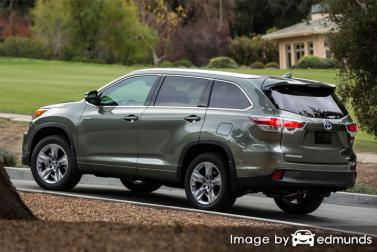 Insurance quote for Toyota Highlander Hybrid in El Paso