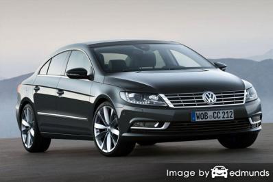 Insurance rates Volkswagen CC in El Paso